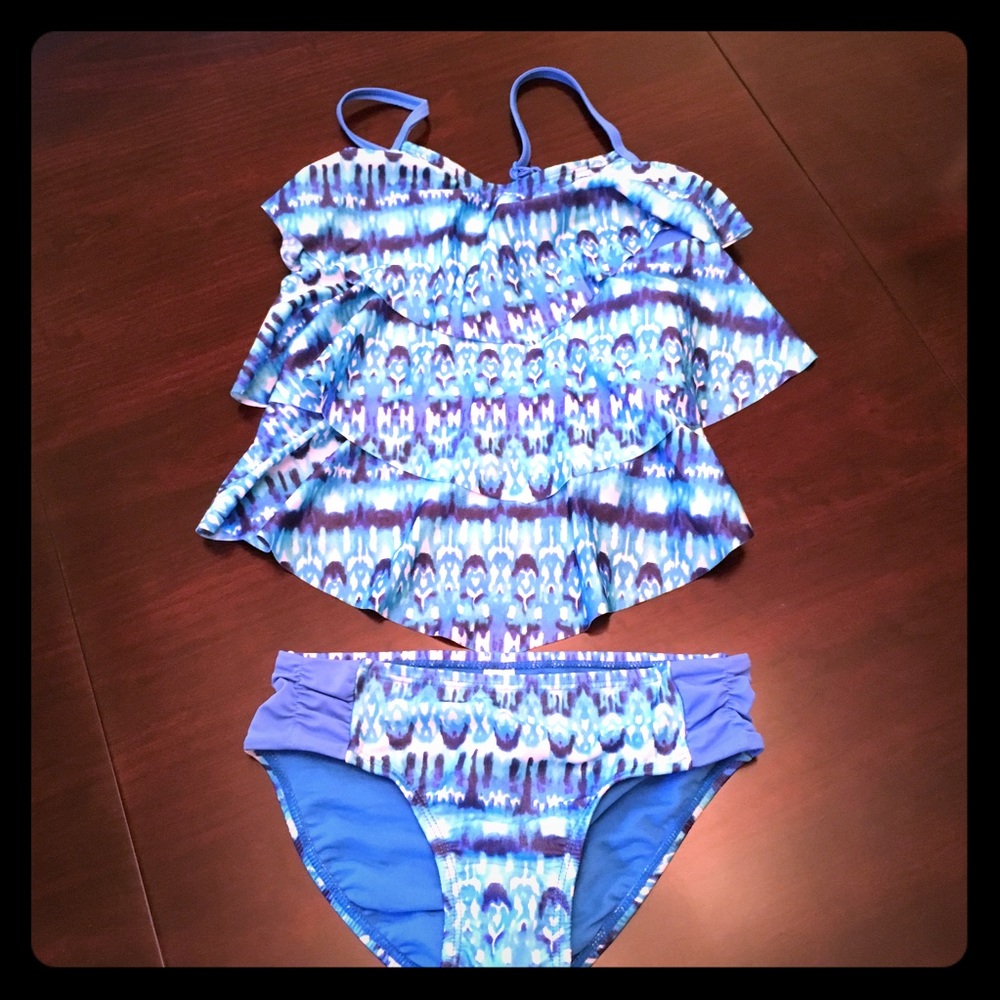 Justice Girls 2 pc Bathing Suit Size 8